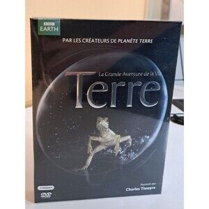 BBC Earth Terre La Grande Aventure de la Vie 4 DISC French DVD BOX SET New Reg 1